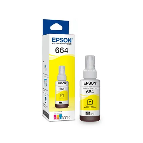 Tinta Epson Original 664 Amarilla - Imagen 1